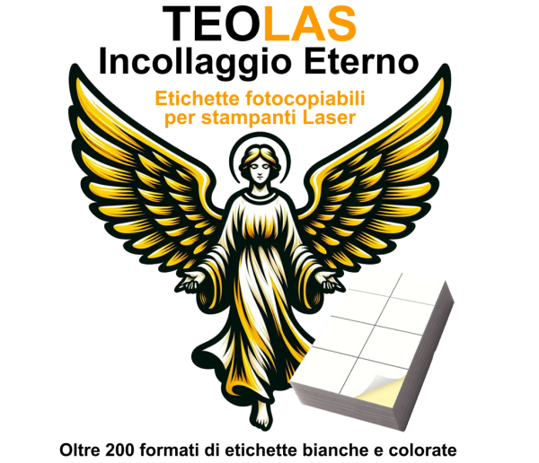 Etichette in foglio Teolas 2024