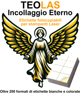 Etichette in foglio Teolas 2024